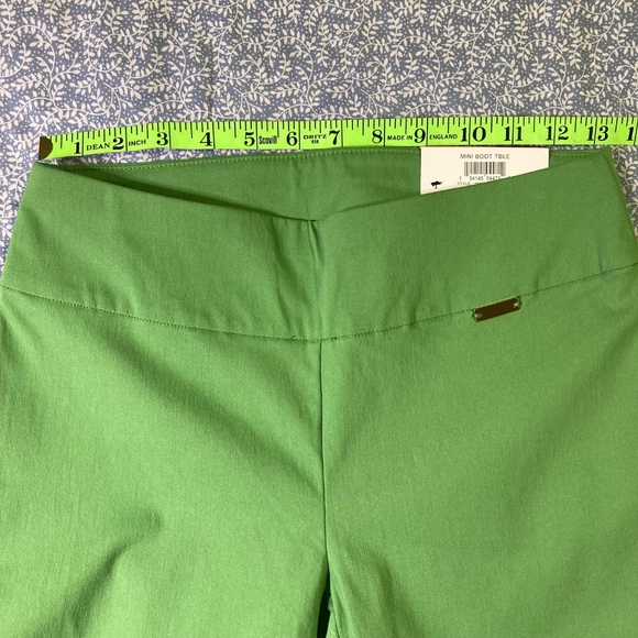 INC SZ 2P NWT Lime Green Tummy Control Regular Mid Rise Pants - Picture 4 of 8